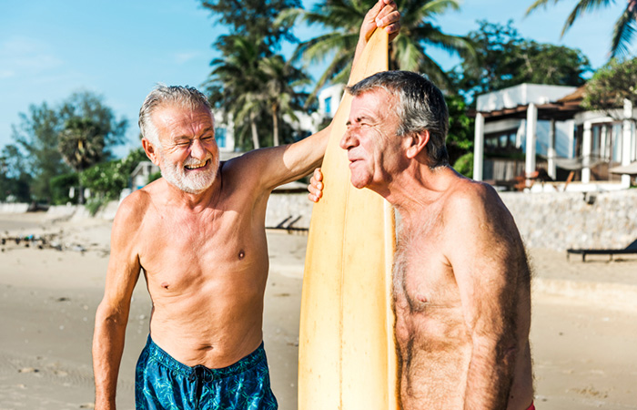 Old friends get together for an adventure outing 70th birthday ideas for a man