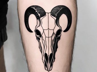 8 Stunning Goat Skull Tattoos For Men And Women